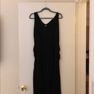 Fitted Maternity Maxi Tank Dress